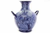 Lot 1129 - MOORCROFT FOR MCINTYRE FLORIANWARE VASE of...