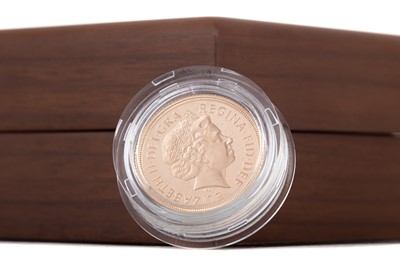 Lot 50 - AN ELIZABETH II GOLD PROOF SOVEREIGN DATED 2011