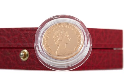 Lot 55 - AN ELIZABETH II GOLD PROOF SOVEREIGN DATED 1984
