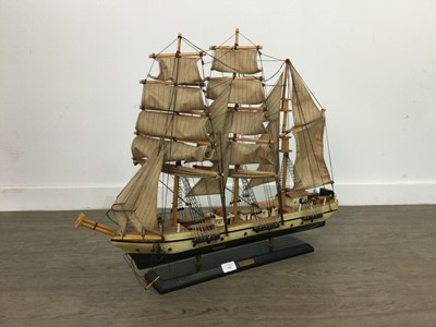 Lot 394 - A MODEL SHIP 'GORCH FOCK'