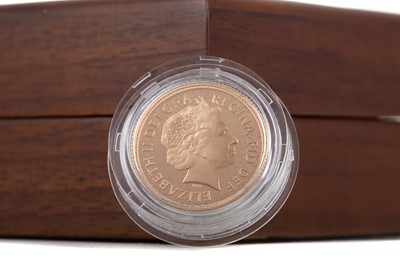 Lot 67 - AN ELIZABETH II GOLD PROOF SOVEREIGN DATED 2012