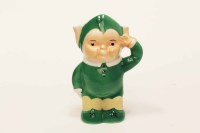 Lot 1135 - SHELLEY FIGURE OF A SALUTING ELF by Mabel Lucy...