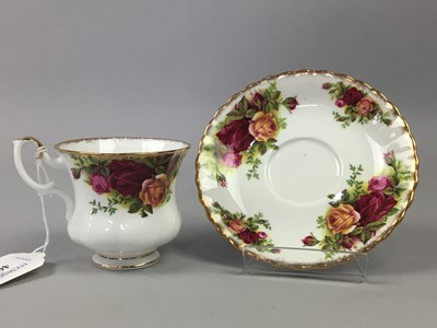 Lot 467 - A ROYAL ALBERT 'OLD COUNTRY ROSES' PART COFFEE SERVICE ALONG WITH A ROYAL STAFFORD PART TEA SERVICE