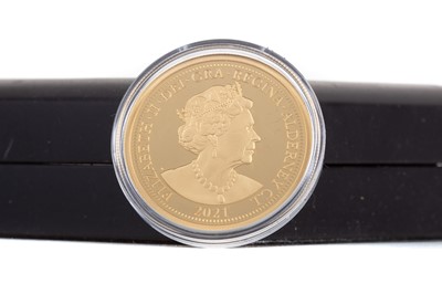 Lot 74 - THE 2021 QUEEN'S 95TH BIRTHDAY 24 CARAT GOLD PROOF DOUBLE SOVEREIGN