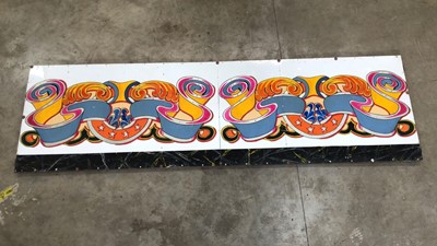 Lot 542 - A PAINTED FAIRGROUND BOARD