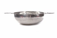 Lot 502 - ARTS & CRAFTS SILVER QUAICH BOWL BY WILLIAM...