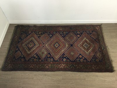 Lot 45 - A PERSIAN RUG AND ANOTHER RUG