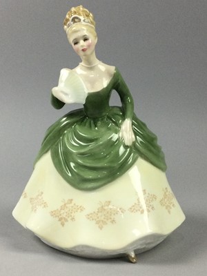 Lot 127 - A ROYAL DOULTON FIGURE OF 'SOIREE' AND OTHER FIGURES