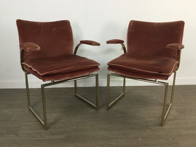 Lot 412 - A SET OF SIX CIRCA 1970S DINING/COUNTER CHAIRS BY PIEFF
