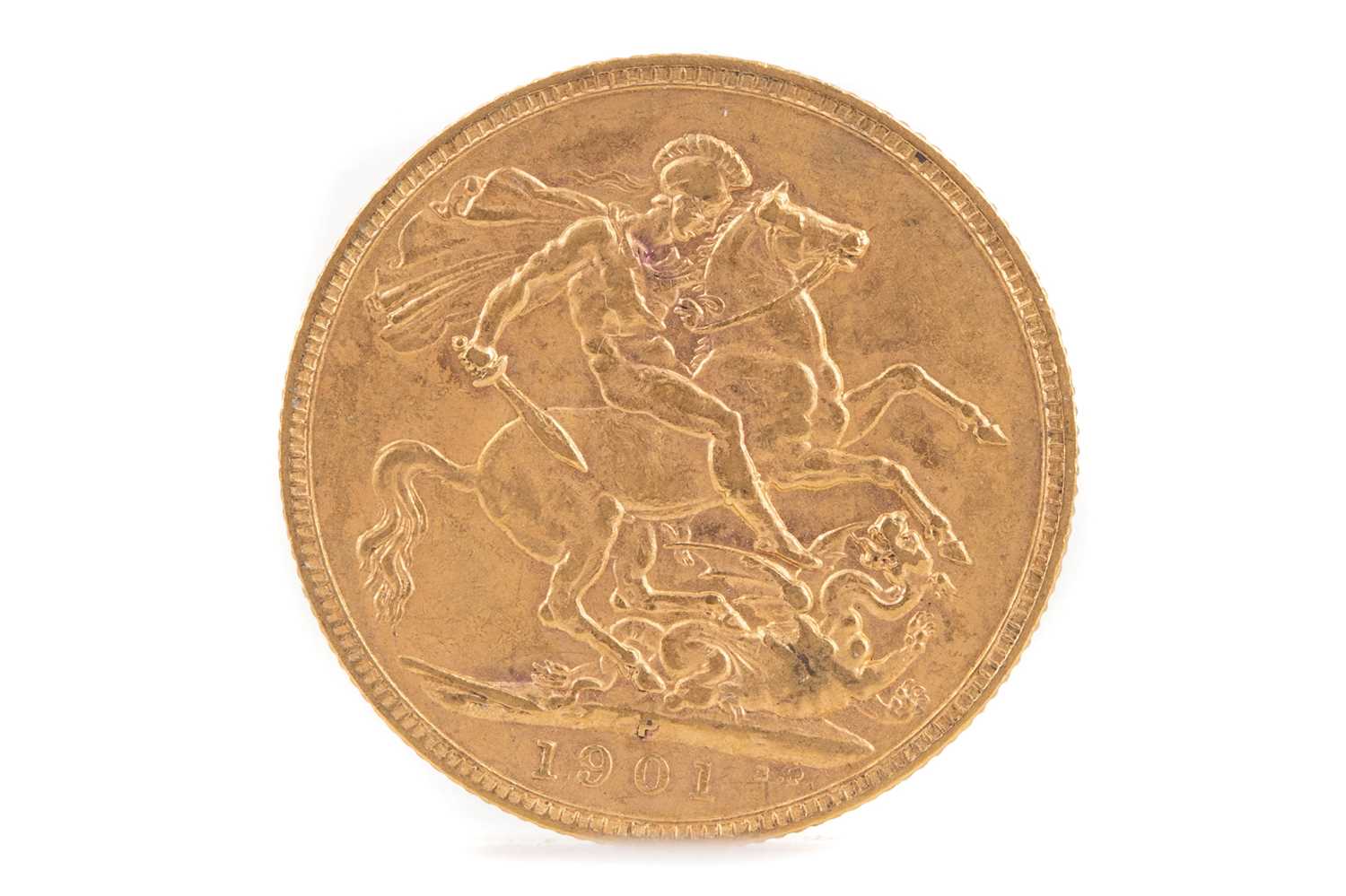 Lot 91 - A VICTORIA GOLD SOVEREIGN DATED 1901