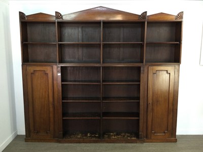 Lot 221 - A VICTORIAN MAHOGANY BOOKCASE