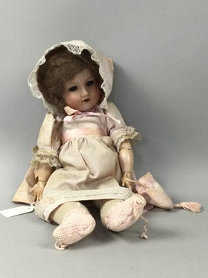 Lot 201 - AN ARMAND MARSEILLE BISQUE HEADED DOLL