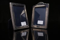 Lot 523 - TWO SMALL MODERN UPRIGHT SILVER PHOTOGRAPH...