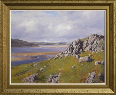 Lot 217 - ROCKY SLOPES, DURNESS, AN OIL BY ROBERT SIMPSON