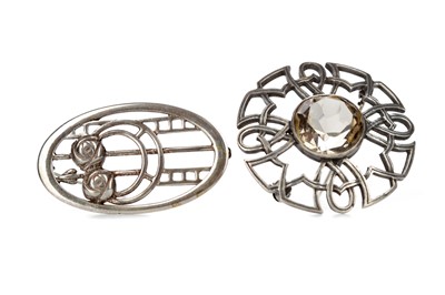 Lot 33 - TWO SCOTTISH SILVER BROOCHES