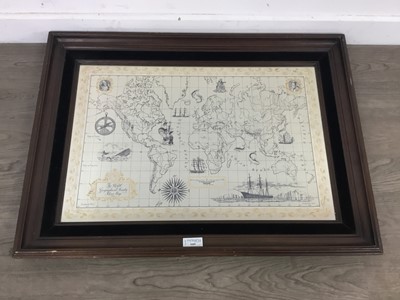 Lot 105 - THE ROYAL GEOGRAPHICAL SOCIETY SILVER MAP