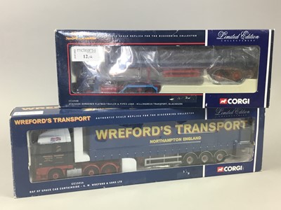 Lot 12 - A LOT OF FOUR CORGI HAULAGE MODELS