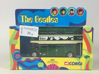 Lot 21 - A LOT OF FOUR CORGI 'THE BEATLES' MODELS