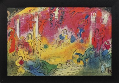 Lot 262 - ILLUSTRATIONS FROM DAPHNIS ET CHLOE, A PRINT AFTER MARC CHAGALL