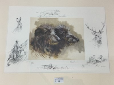 Lot 81 - HIGHLAND MAGIC, A PRINT BY MICK CAWSTON