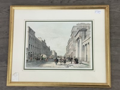 Lot 77 - TWO COLOURED PRINTS OF EDINBURGH