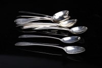 Lot 544 - LOT OF SCOTTISH PROVINCIAL SILVER TEASPOONS...