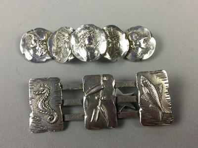 Lot 139 - TWO GERMAN SILVER BROOCHES