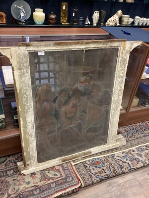 Lot 327 - A 19TH CENTURY STAINED GLASS WINDOW