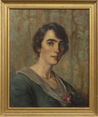 Lot 273 - PORTRAIT OF A WOMAN, AN OIL BY GEORGE GOODWIN KILBURNE