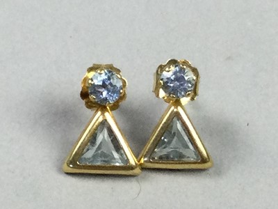 Lot 189 - THREE PAIRS OF EARRINGS