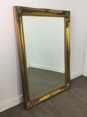 Lot 226 - A LOT OF TWO MODERN GILT FRAMED MIRRORS