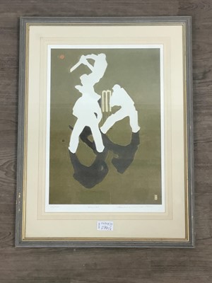 Lot 338 - A LOT OF TWO CRICKETING SCENES BY BARBARA NEVILLE SHAW