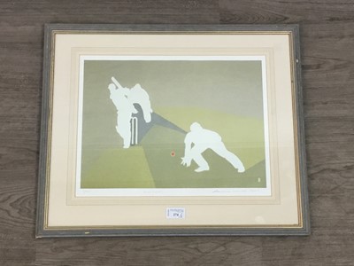 Lot 338 - A LOT OF TWO CRICKETING SCENES BY BARBARA NEVILLE SHAW