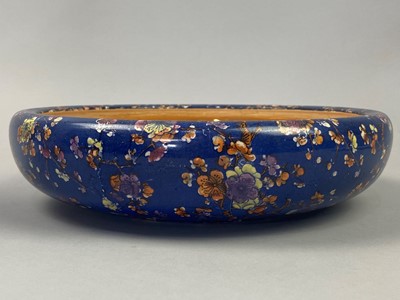 Lot 228 - A BOWL WITH BLOSSOM DECORATION AND OTHER ITEMS