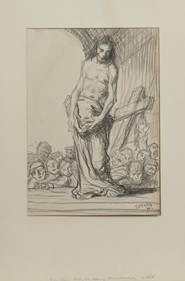 Lot 279 - TWO ETCHINGS AND TWO SKETCHES BY WILLIAM STRANG