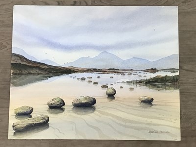 Lot 301 - NINE WATERCOLOURS BY JOHN CARTMEL CROSSLEY