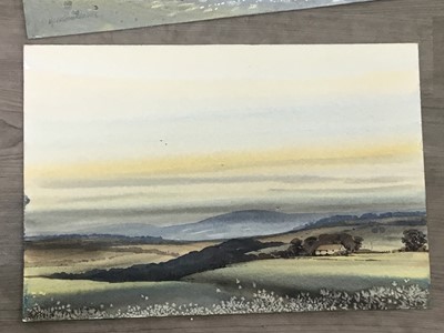 Lot 301 - NINE WATERCOLOURS BY JOHN CARTMEL CROSSLEY