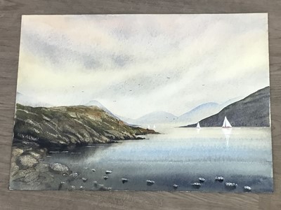 Lot 301 - NINE WATERCOLOURS BY JOHN CARTMEL CROSSLEY