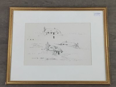 Lot 299 - TWO PENCIL STUDIES BY JOHN MATHISON