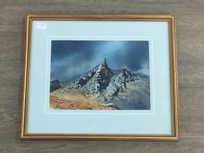 Lot 319 - A PAIR OF HIGHLAND WATERCOLOURS BY JAMES MESSER