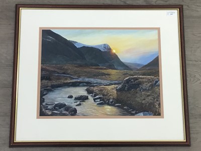 Lot 293 - GLENCOE, A MIXED MEDIA BY G STONE