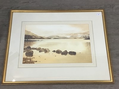 Lot 315 - LOCH AWE, A WATERCOLOUR