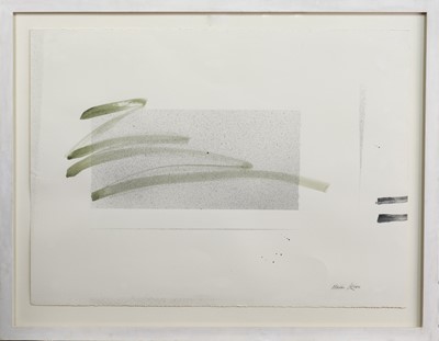 Lot 102 - BOUNDARY, A WATERCOLOUR BY MARIAN LEVEN