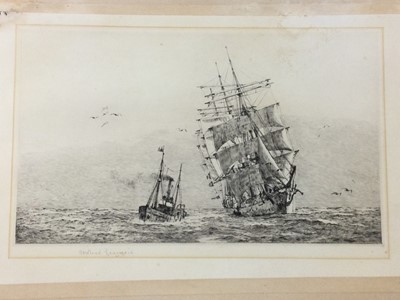 Lot 320 - AN ETCHING BY ROWLAND LANGMAID