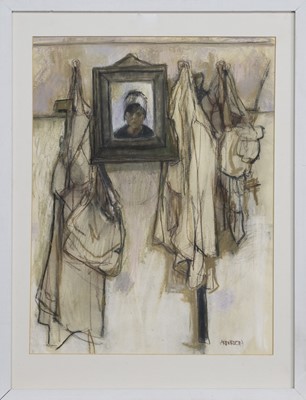 Lot 287 - THE BOX ROOM, A PASTEL BY ANNE ANDERSON