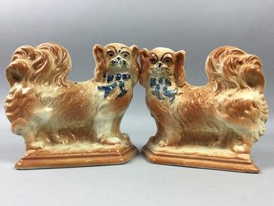 Lot 413 - A PAIR OF WALLY DOGS