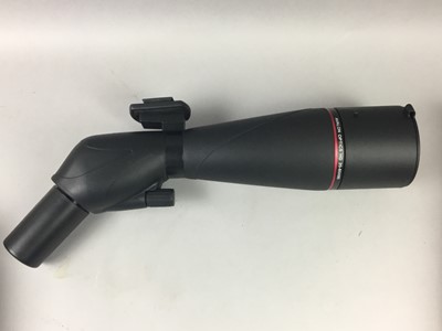 Lot 429 - AN AVALON HD 20-60 X 80 SPOTTING SCOPE AND A LEUPOLD RIFLE SCOPE