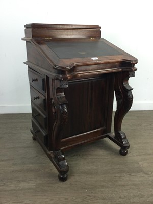 Lot 441 - A REPRODUCTION DAVENPORT WRITING DESK