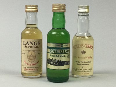 Lot 446 - THIRTY ASSORTED WHISKY MINIATURES