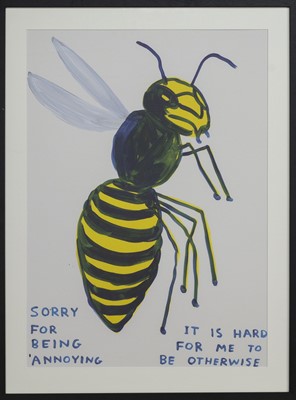 Lot 306 - SORRY FOR BEING ANNOYING, A LITHOGRAPH BY DAVID SHRIGLEY